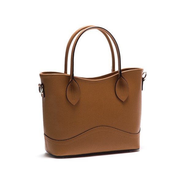 Usnjena torbica Anna Luchini 435 Cognac-image-2