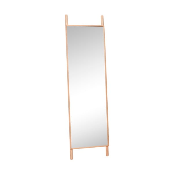 Stoječe ogledalo z lesenim okvirjem 53x188 cm Lean – Hübsch