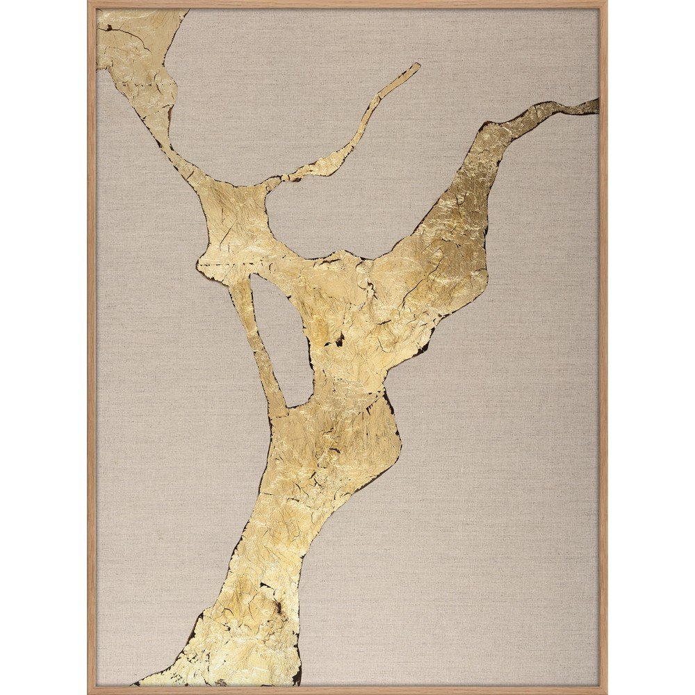 Ročno naslikana slika 90x120 cm Wild Horizon Gold