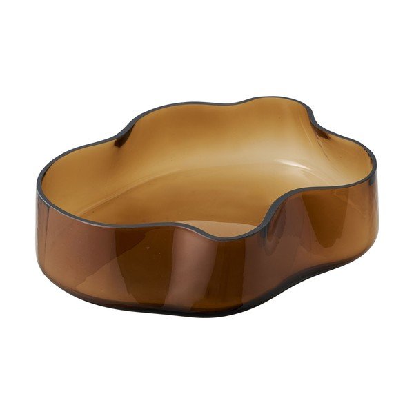 Steklen dekorativni pladenj 29,5x24 cm – House Nordic