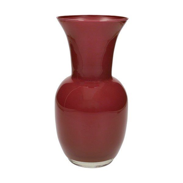 Rdeča steklena vaza (višina 26 cm) – Brandani