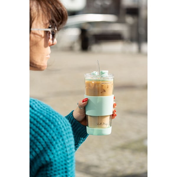 Mentolno zelen termo lonček 600 ml Fuori – Vialli Design-image-2