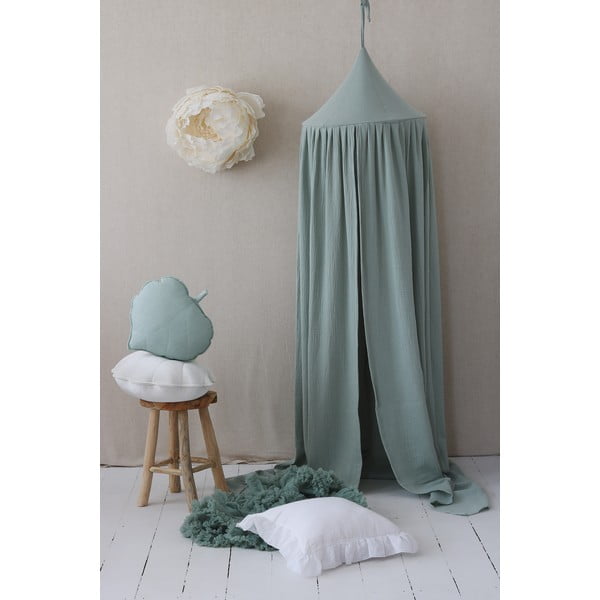 Zelen bombažni baldahin Mint - Moi Mili-image-1