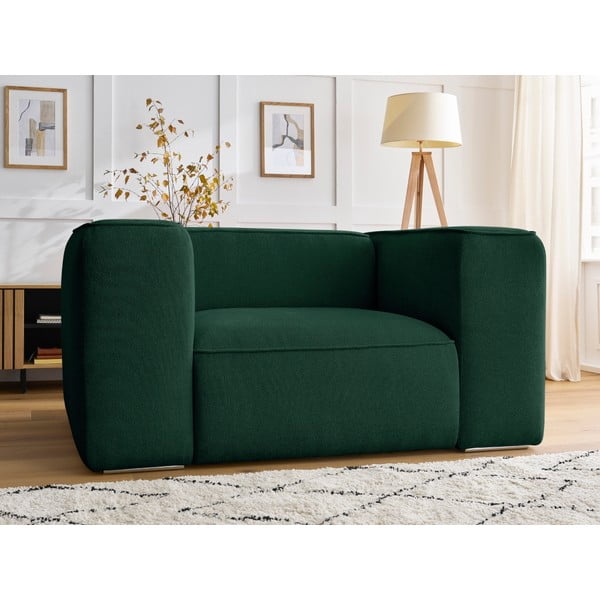 Temno zelen fotelj Zephyr – Bobochic Paris-image-1