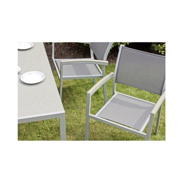 Siv vrtni fotelj Grace – Garden Pleasure-image-4