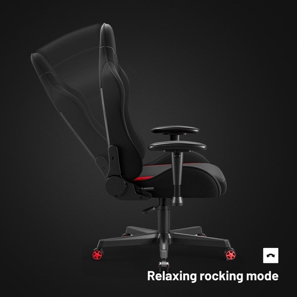 Črn gaming stol X-Starter – Diablo Chairs-image-1