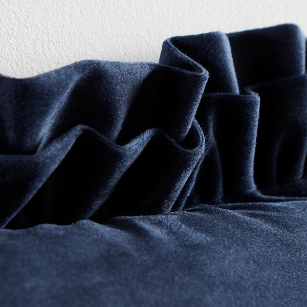 Žametna okrasna blazina 43x43 cm Velvet Double Frill – Catherine Lansfield-image-2