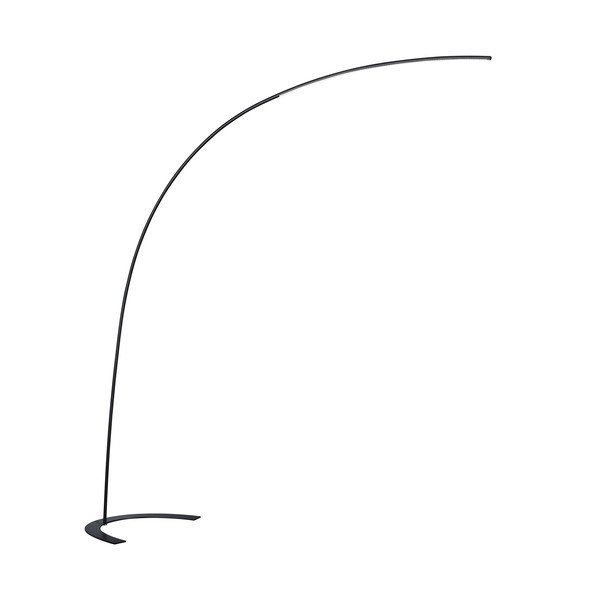 Temno rjava LED zatemnitvena stoječa svetilka (višina 210 cm) Shanghai – Trio