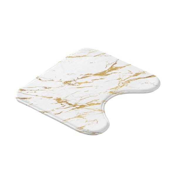 Kopalniška preproga v beli in zlati barvi 45x45 cm Aquamarbre – douceur d'intérieur-image-4