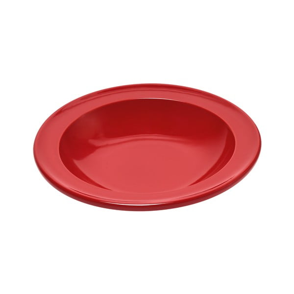 Rdeč krožnik za juho Emile Henry, ⌀ 22,5 cm