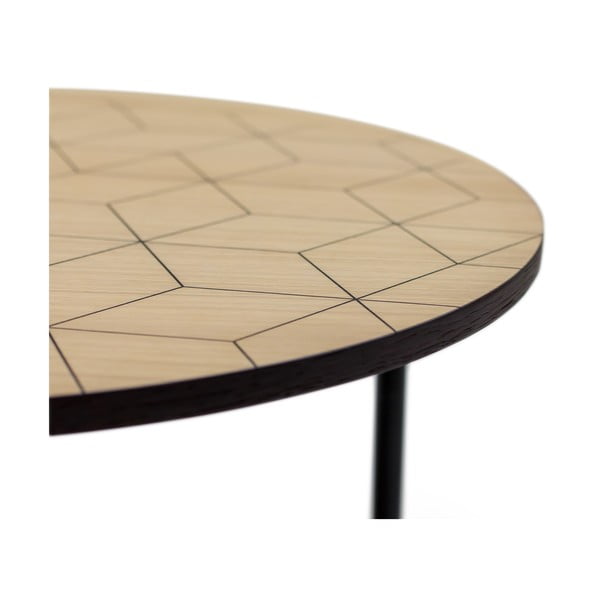 Okrogla stranska mizica Woodman Arty Triangle 50 -image-4