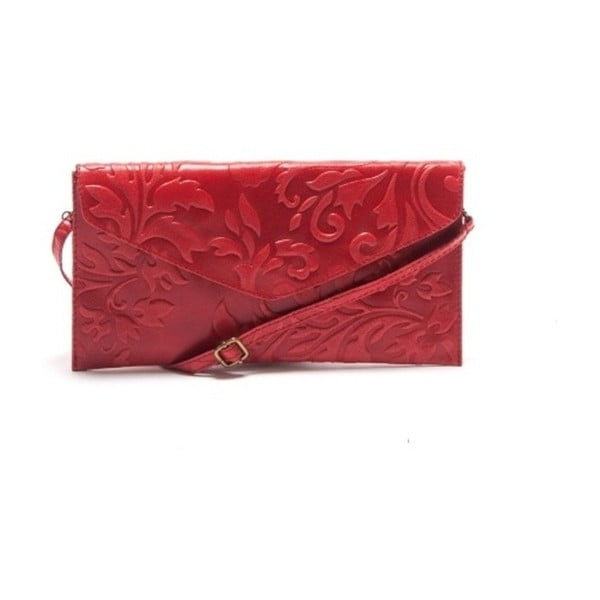 Rdeča usnjena torbica Isabella Rhea Melissa
