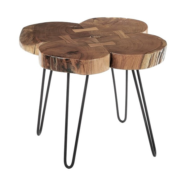 Stranska mizica z mizno ploščo iz akacije 50x50 cm Nandri – Premier Housewares-image-2