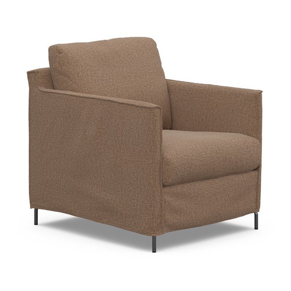 Rjav fotelj Petito – Furninova -image-2