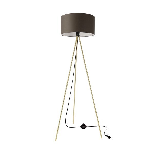 Stoječa svetilka s tekstilnim senčilom (višina 144 cm) Vanti – Candellux Lighting-image-2