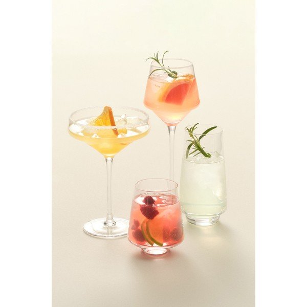 Kozarci v kompletu 4 ks za vino 390 ml Kai – Jotex-image-4