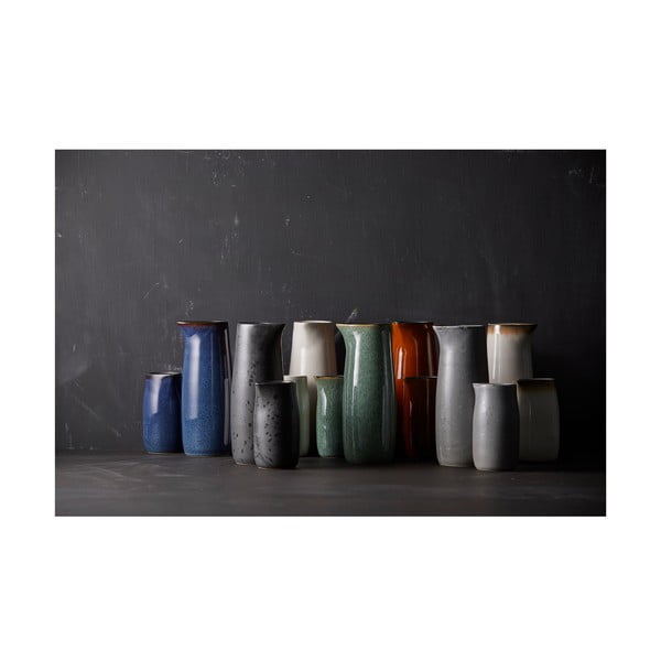 Jantaren keramičen vrč za mleko 200 ml Gastro Black/Amber – Bitz-image-2