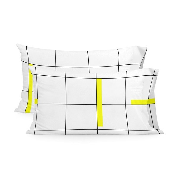 Bombažne prevleke za vzglavnik v kompletu 2 ks 50x75 cm Firefly – Blanc