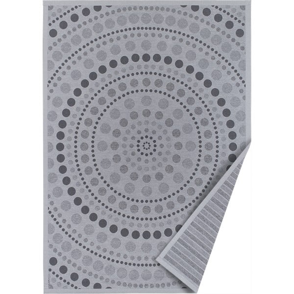 Siva obojestranska preproga Narma Oola, 80 x 250 cm