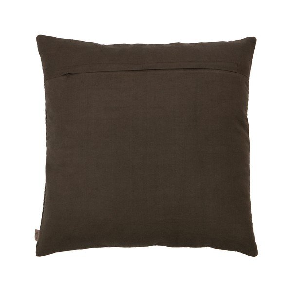 Rjav bombažni vzglavnik BePureHome, 50 x 50 cm-image-1