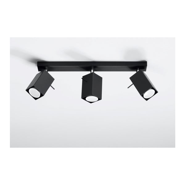 Črna stropna svetilka Sollux Toscana-image-2