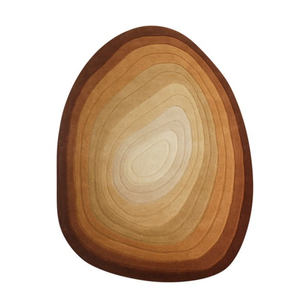 Opečnato oranžna volnena preproga 200x290 cm Puddle Ombre Wool – Flair Rugs