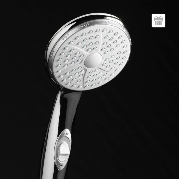 Glava za tuš s cevjo ø 10 cm Hydro – douceur d'intérieur-image-2