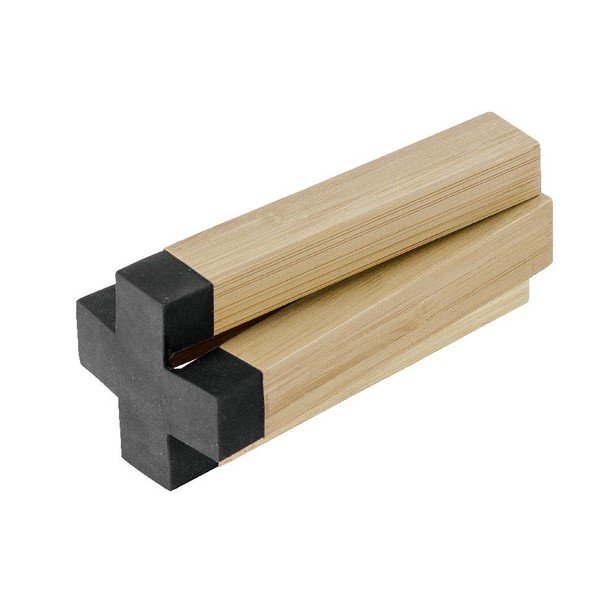 Črna bambusova podloga za lonec Wenko Cross-image-2