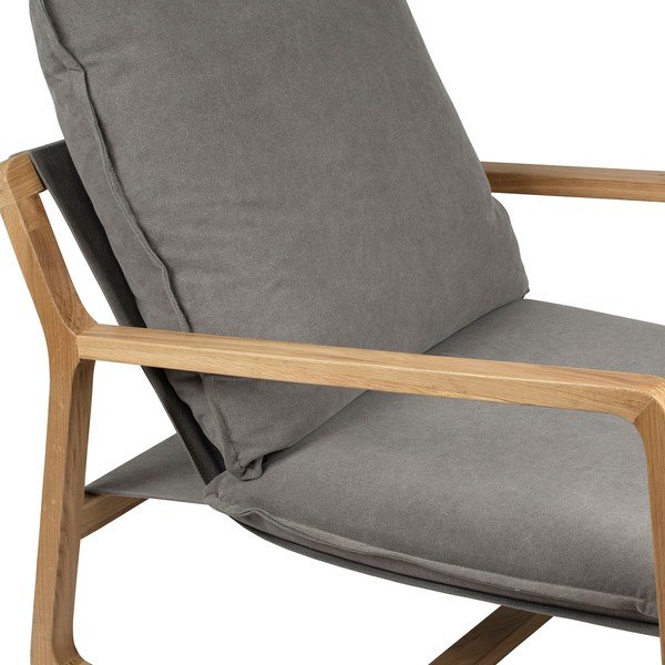 Sivi leseni vrtni stol Azenon - Côté Table-image-4