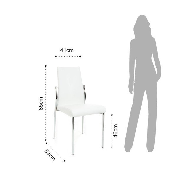 Beli jedilni stoli v kompletu 2 ks Margo – Tomasucci-image-3