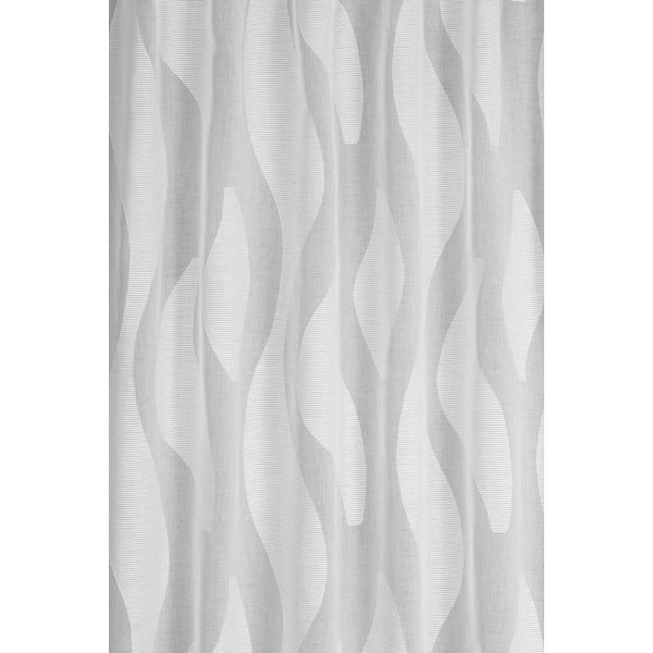 Bela prosojna zavesa 245x140 cm Scherli - Gardinia-image-3