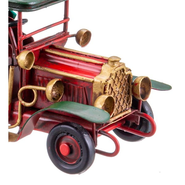 Kovinska božična figurica (višina 8 cm) Vintage Car – Casa Selección-image-1