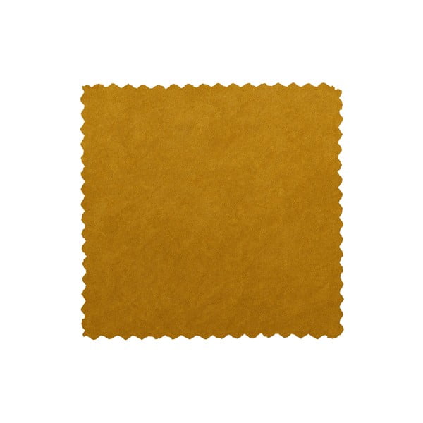 Gorčično rumen puf WOOOD Sara High-image-2