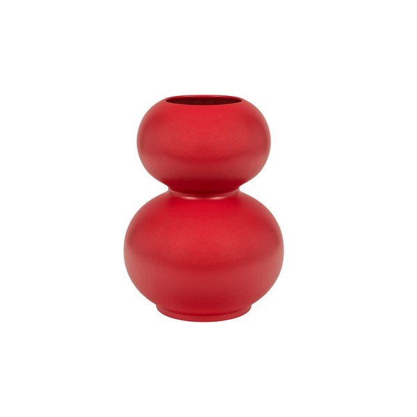 Rdeča keramična vaza (višina 36 cm) Tuga – noo.ma