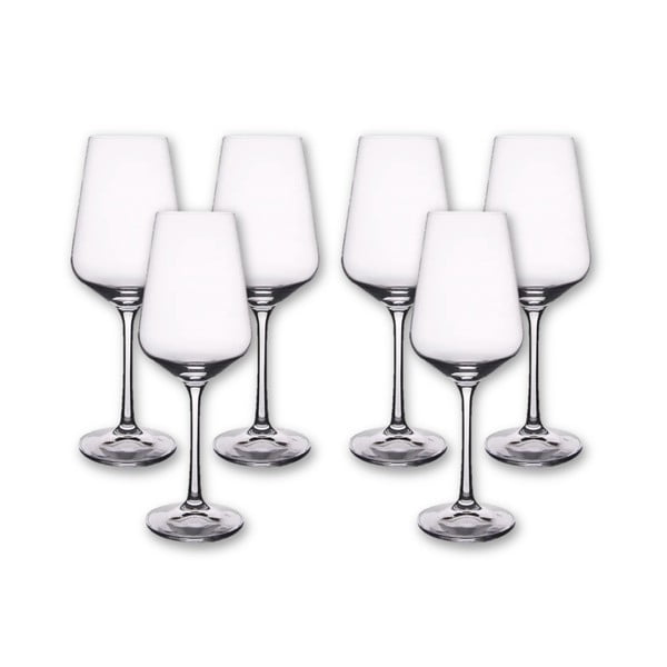 Kozarci v kompletu 6 ks za vino 250 ml Sandra – Orion
