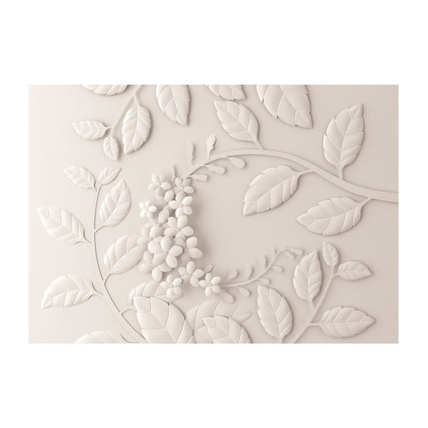 Tapeta velikega formata Artgeist Creamy Paper Flowers, 200 x 140 cm