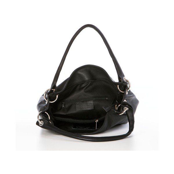 Usnjena torbica Dellio Black-image-2