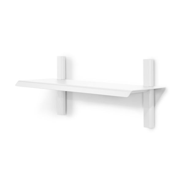 Bela kovinska polica 60 cm Hola – Spinder Design-image-3