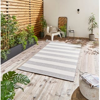 Siva/bež zunanja preproga 120x170 cm Santa Monica – Think Rugs