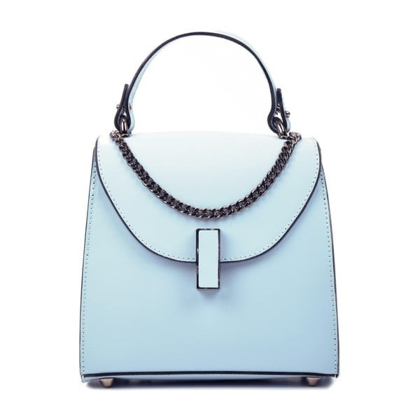 Modra usnjena torbica Carla Ferreri Turmina