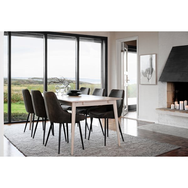 Raztegljiva hrastova jedilna miza 180x90 cm Tyler - Rowico-image-1