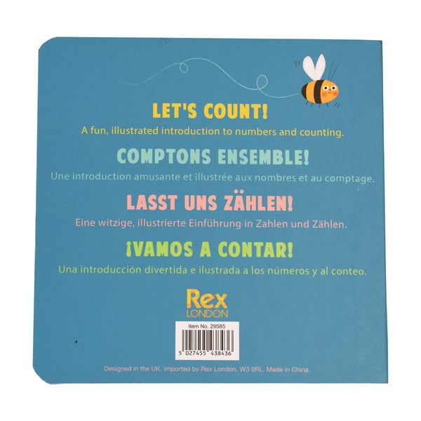 Interaktivna igrača First Numbers Book Animals – Rex London-image-4