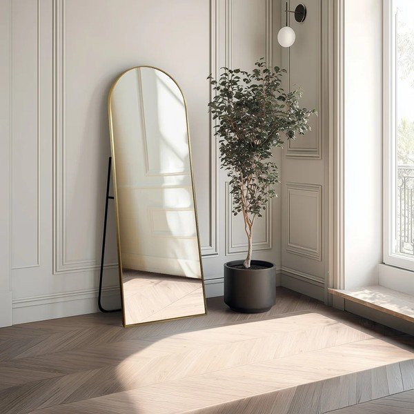 Stensko/stoječe ogledalo 50x140 cm Aurea – Styler-image-1