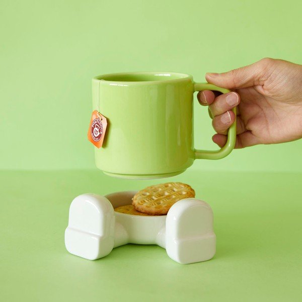 Komplet skodelice in podstavka Mr. Sitty - Balvi-image-1