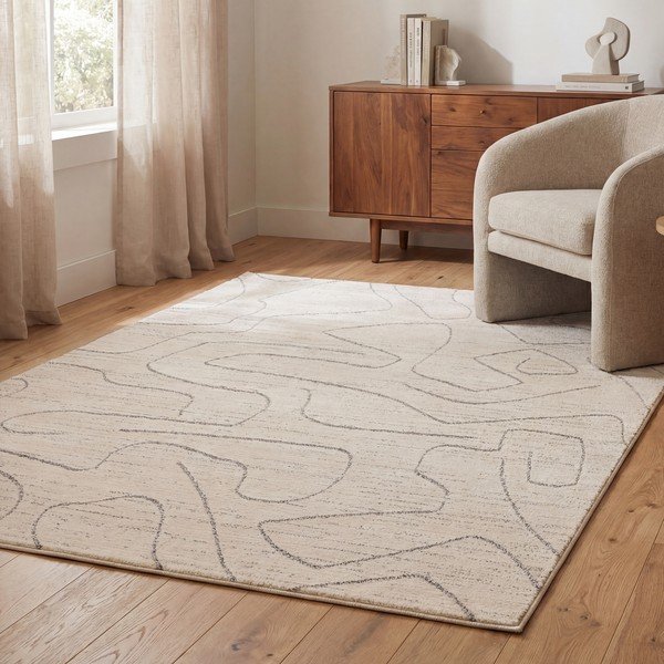Kremno bela preproga 160x220 cm Oslo – Asiatic Carpets-image-1