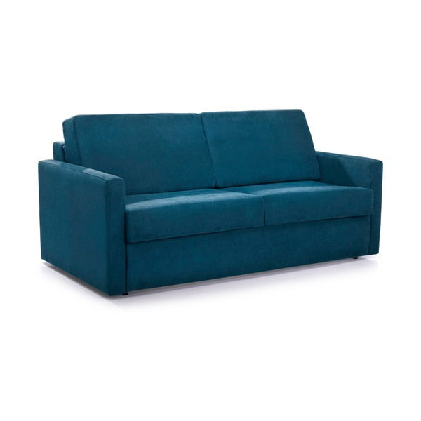 Modri raztegljivi kavč s posteljo Scandic Soul