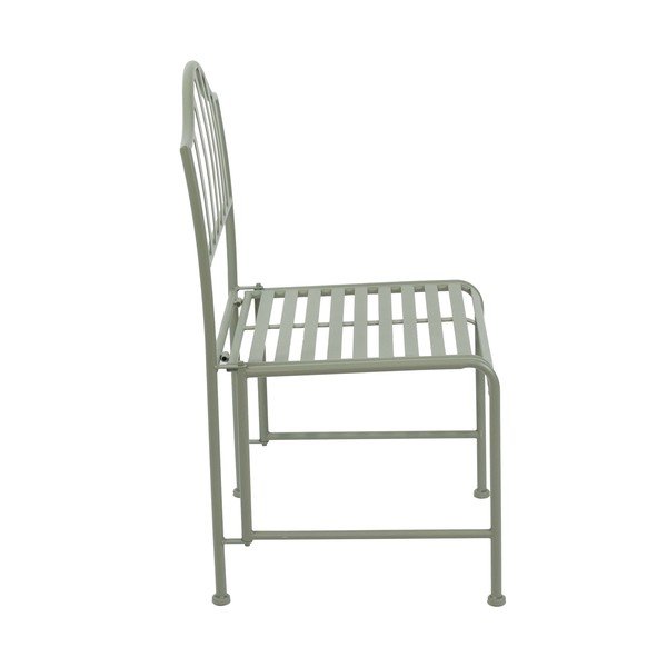 Zelen kovinski vrtni stol – Esschert Design-image-3