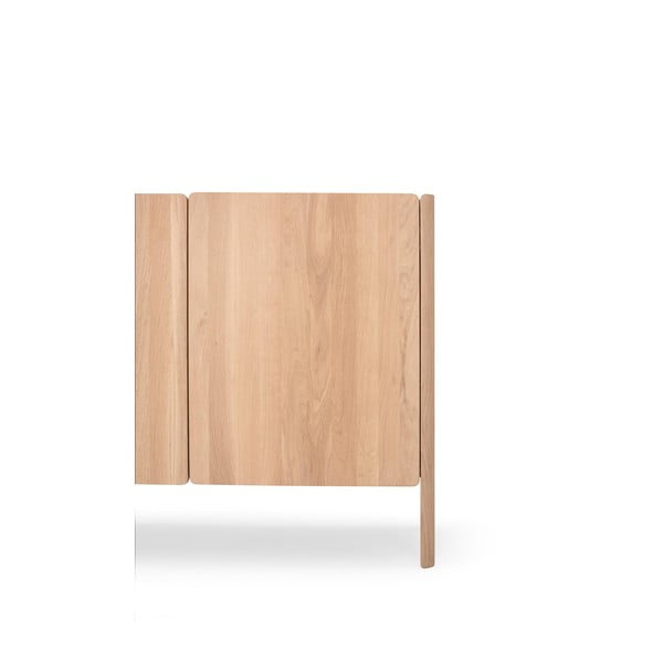 Komoda iz masivnega hrasta v naravni barvi 220x85x42 cm Dvor – Gazzda-image-1