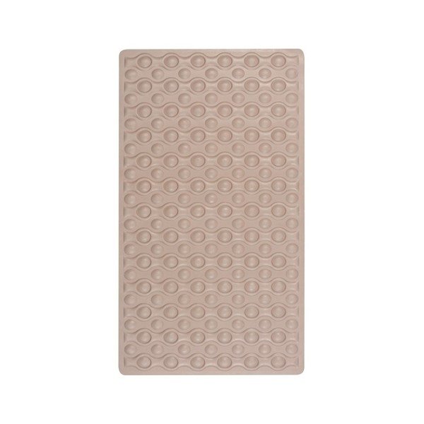 Sivo-bež nedrseča kopalniška podloga Wenko Rocha, 70 x 40 cm