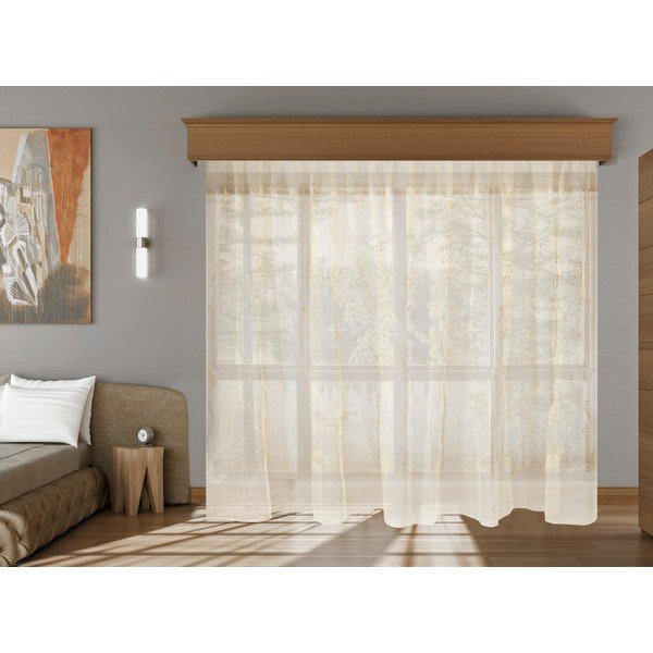 Zavesa Marvella Tulle Kahve, 2,6 m